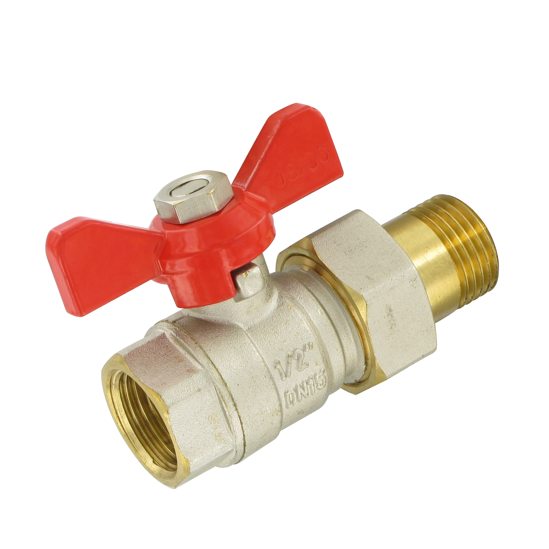 6826 - Ball Valve F-M connection & T handle